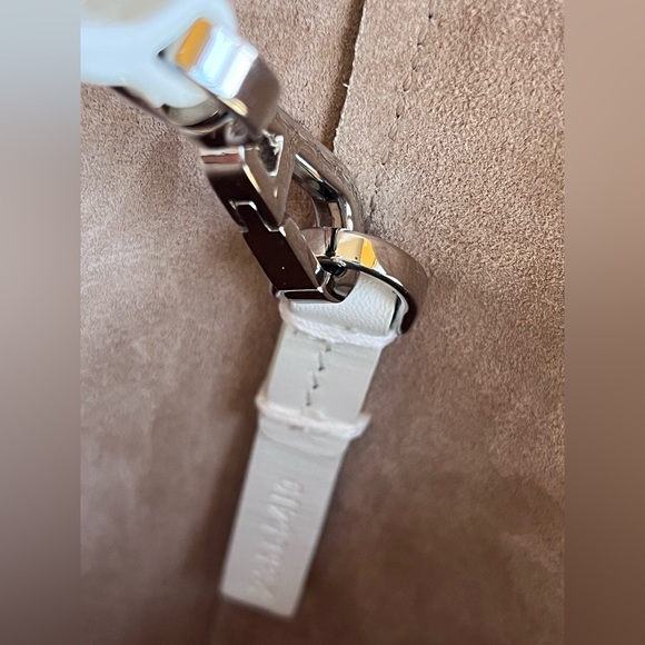 Alaïa Folded Small Leather Tote Bag- Blanc Optique - Picture 15 of 15